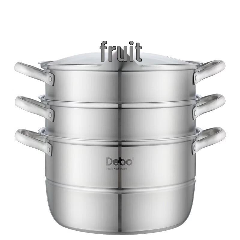Debo Wosburg DEP-775 304 Stainless Steel Dual-Use Steamer Pot