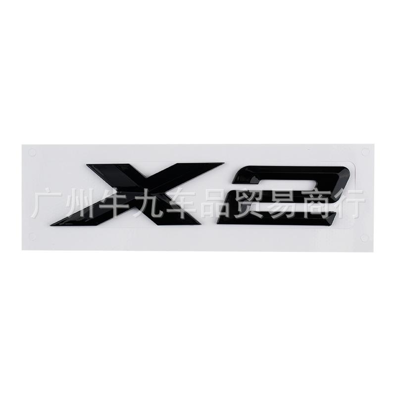 Suitable for the new X1 X2 X3 X4 X5 X6 X7 GT car logo, trunk tail label, car sticker