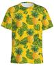 Tropical 3D Printed Pineapple T-Shirt Boys Summer Hawaiian Fruit Pattern T-Shirt Vacation Beach Short Sleeve