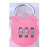 Black Mini Cartoon Password Padlock for Luggage and Pencil Cases