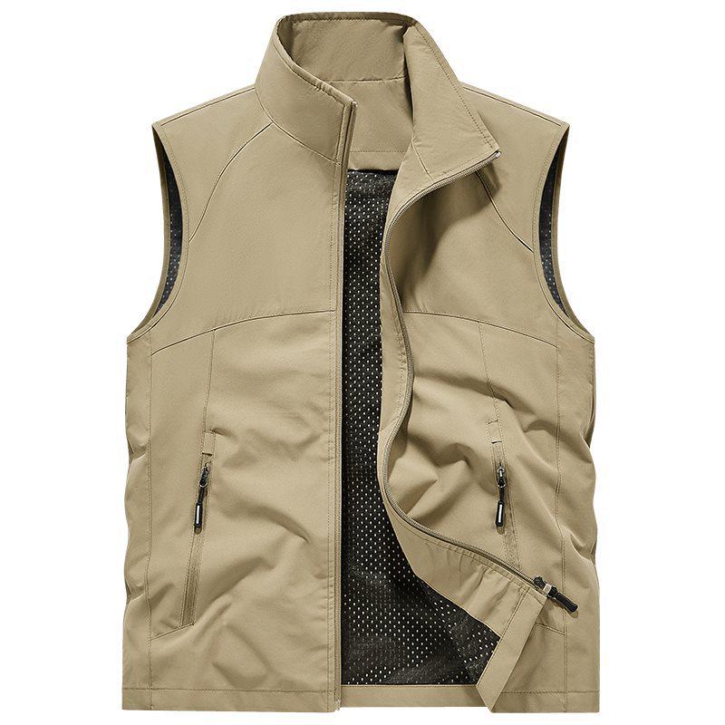 New Cross-Border Outdoor Work Vest for Middle-Aged and Young - Casual Loose Fit
