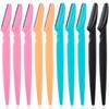 3/10Pcs Eye Brow Epilation Hair Removal Cutters Safety Knife Makeup Scraper Eyebrow Trimmer Blade Women Face Shaver Portable