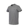 Emporio Armani Logo Print Cotton Crew Neck Solid Short Sleeve T-Shirt Two Pack Men tops Blue Gray 111267-4F720-15349