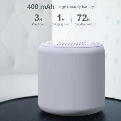 Difuzor portabil fără fir 400mAh Baterie Difuzor stereo TWS Împerechere difuzoare pentru casă/în aer liber/călătorii