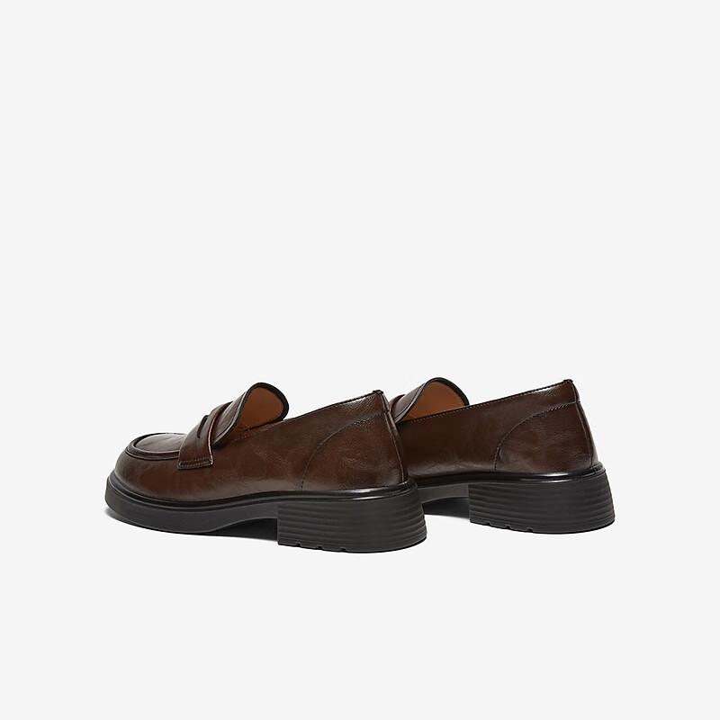 BASTO Leder Damen Plateau-Single-Schuhe