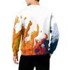 Herren Rundhals Fleecegefüttert Dick Warm Sweatshirt