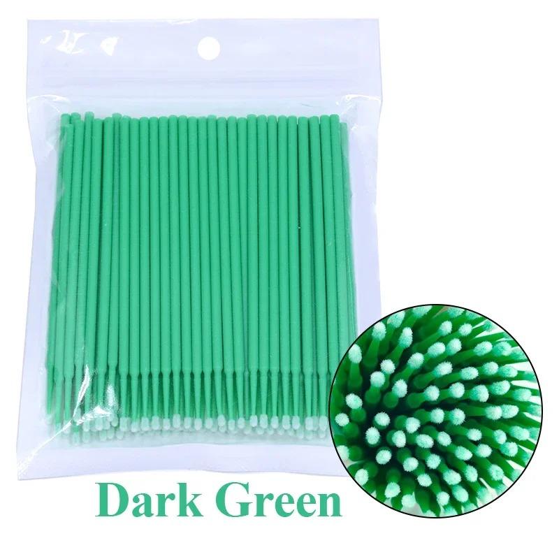 YS00136--100pcs Durable Disposable Micro Brush Eyelash Extension Eye Lash Glue Applicators Cleaning Swab Sticks Makeup Tools