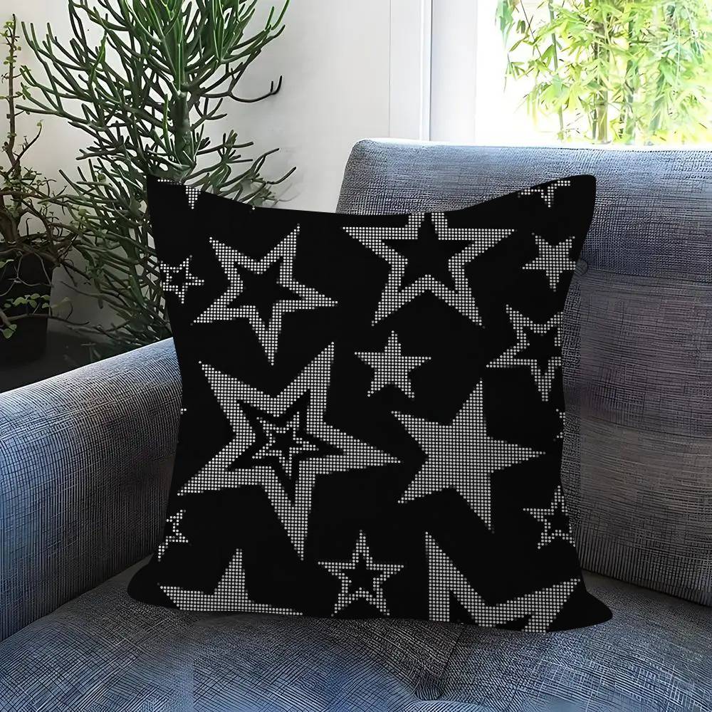 Black And White Abstract Pillow Cushion Cover Pillowcase Living Room Sofa Home Decor