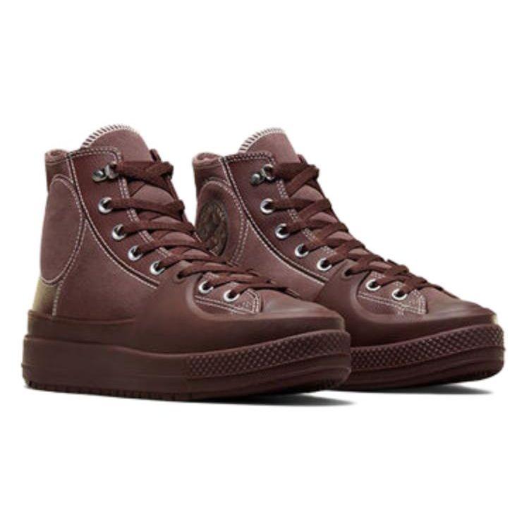 Converse Chuck Taylor All Star Comfortable Versatile Shock Absorbing Durable High Top Skate Shoes Unisex Sneakers Earth-Brown A05616C