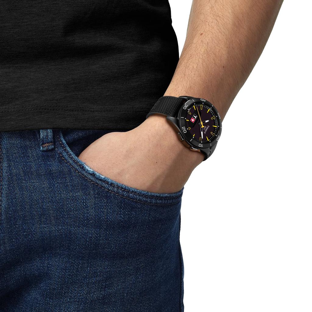 Tissot black Dial Men's Fashion Watch T153.420.47.051.06