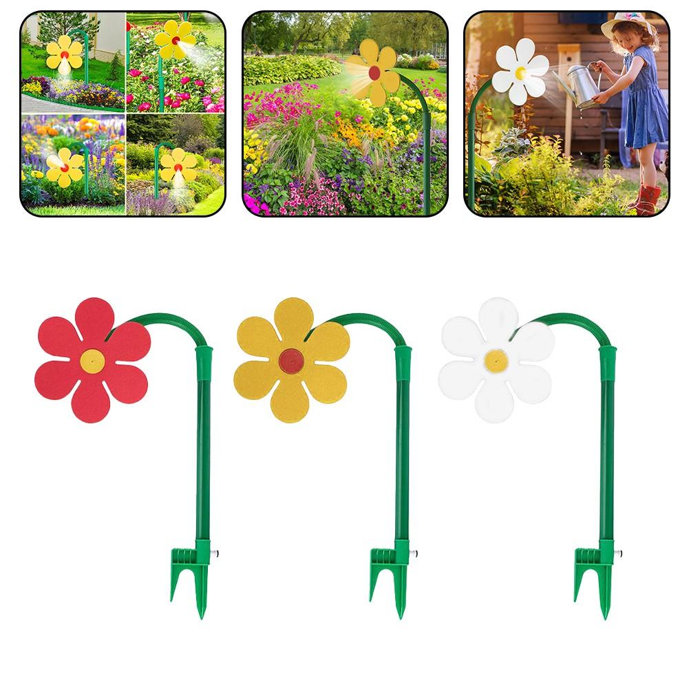 Sunflower Lawn Sprinkler degree Coverage Adjustable Watering Distance