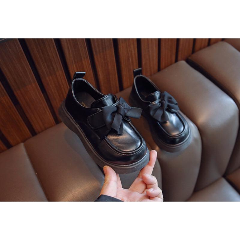 Dětské boty Dětské princeznovské boty Dívčí kožené boty Nové kojenecké boty Jarní dětské mašličkové jednobotky