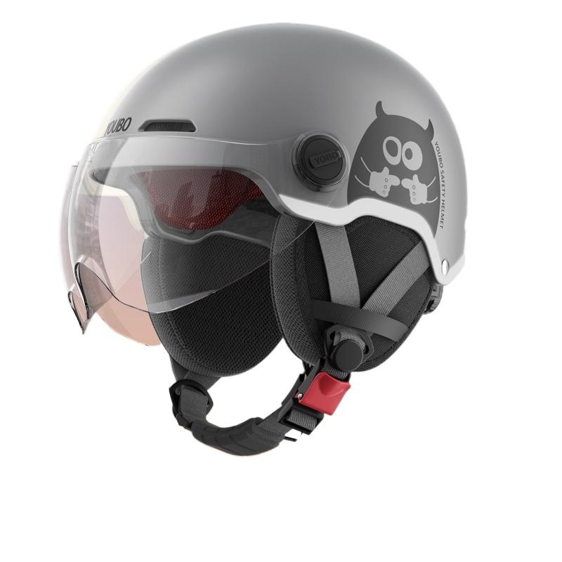 Electric Car Helmet Couple Four Seasons Universal Battery Motorcycle Men's Half Helmet Helmet