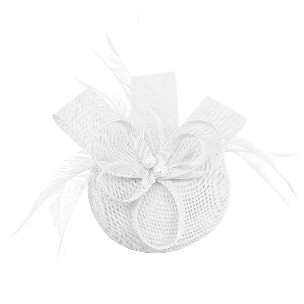 Elegantes Stirnband Damen Fascinator Kopfschmuck Handgefertigtes Haaraccessoire für Cocktailpartys und Themenfeiern