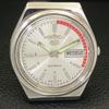 AUTOMATIC 6309A VINTAGE SEIKO 5 JAPAN MENS SILVER COLOR DIAL WATCH a701417-5 R206b-a701417