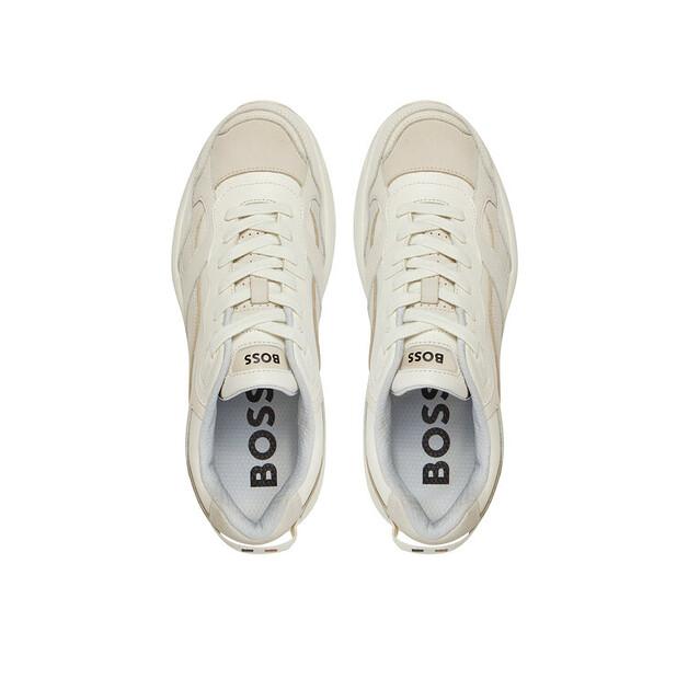 Мужские кроссовки BOSS Boss levitt runn 50513142 бежевые