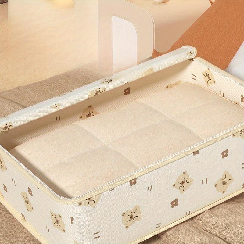 Large Quilt Clothes Storage Bag Non-Woven Dust Proof Foldable Clothing Storage Box Duvet Blanket Sorting Bag Underwear Organizer