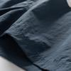 Men's Blue White Stripe Casual Shorts – Elastic Drawstring Waist Nylon Shorts for Summer Daily & Streetwear