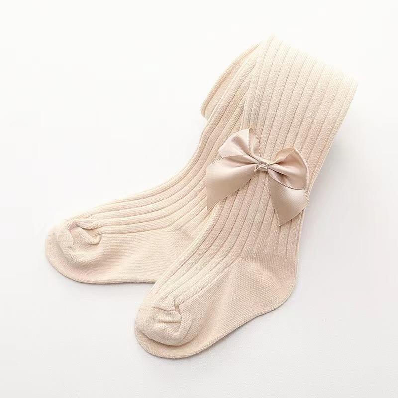 Pantyhose For Infants Newborns Toddlers Cotton Tight For Kid Spring Autumn Baby Girls Tights Beautiful Bowknot Mesh