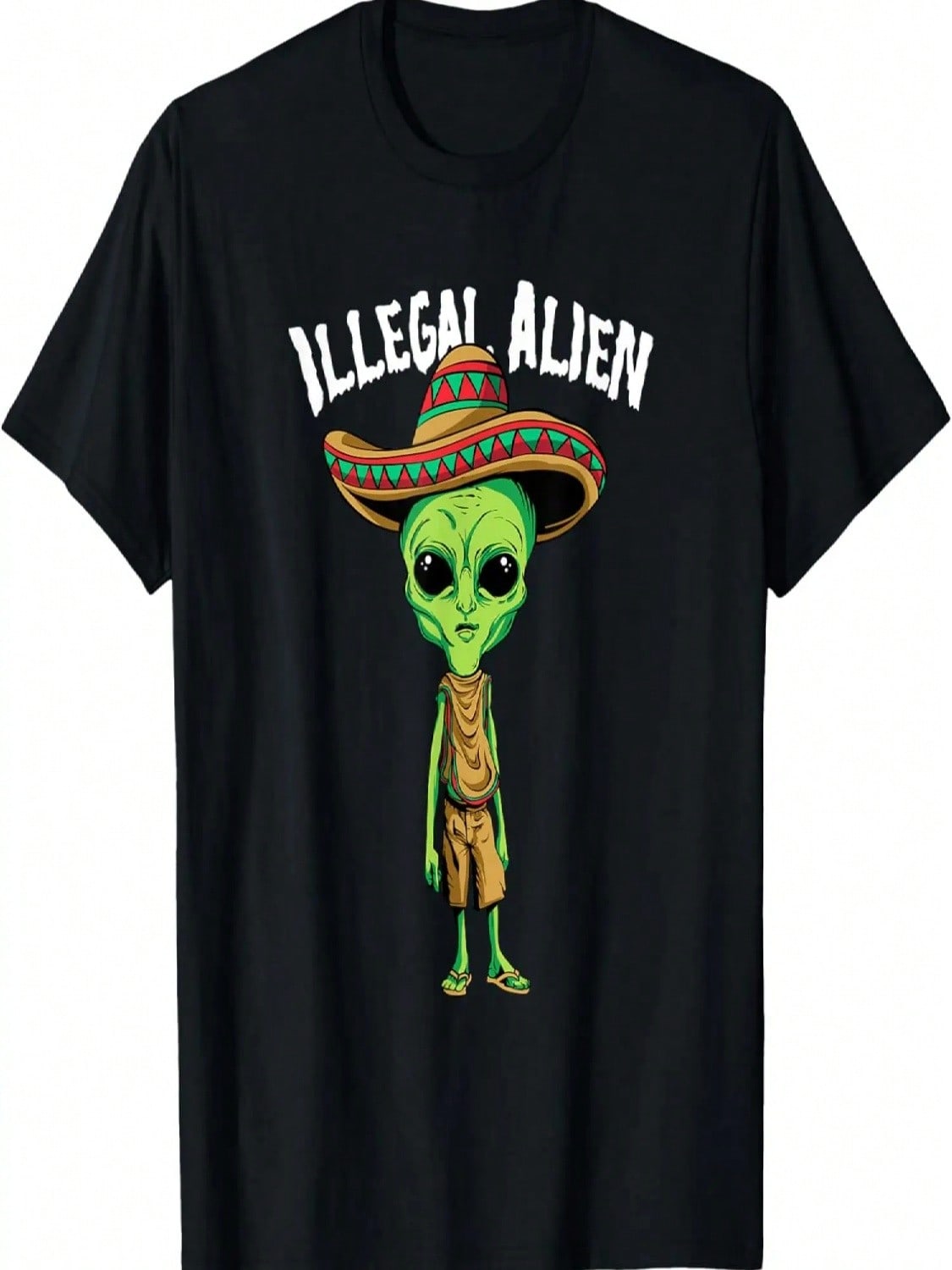 Funny Mexico Spanish UFO Illegal Alien T-Shirt S разноцветный