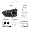 K06A Motorcycle Bluetooth Helmet Headset: Music, Waterproof, Long Battery, Wired Options