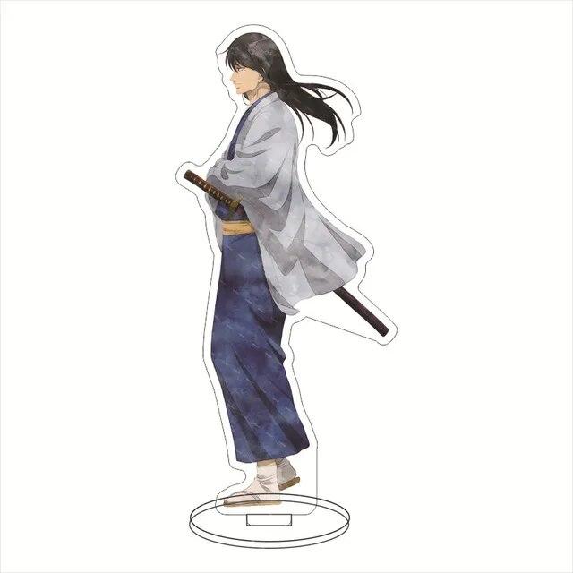 Anime Gin Tama Hijikata Toshirou Okita Sougo Takasugi Game GINTAMA Acrylic Stand Doll Figure Model Plate Cosplay Toy for Gift