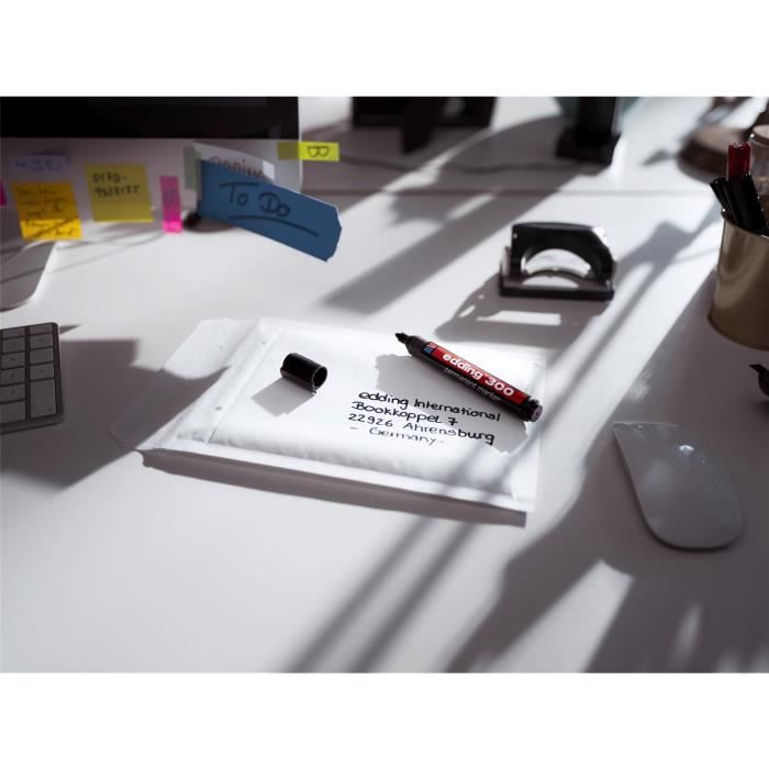 Marqueurs Permanent EDDING - Lot de 10 - Marron - Pointe Ronde 1,5-3 mm