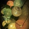 LED Cotton Ball String Lights for Girly Rooms, Festivals, and Christmas Decor
