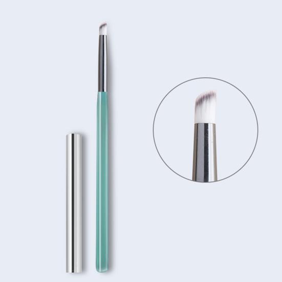 Nail Art Brush Soft Bristles Grip Comfortable Long Handle Reusable Draw Lines Plastic DIY UV Gel