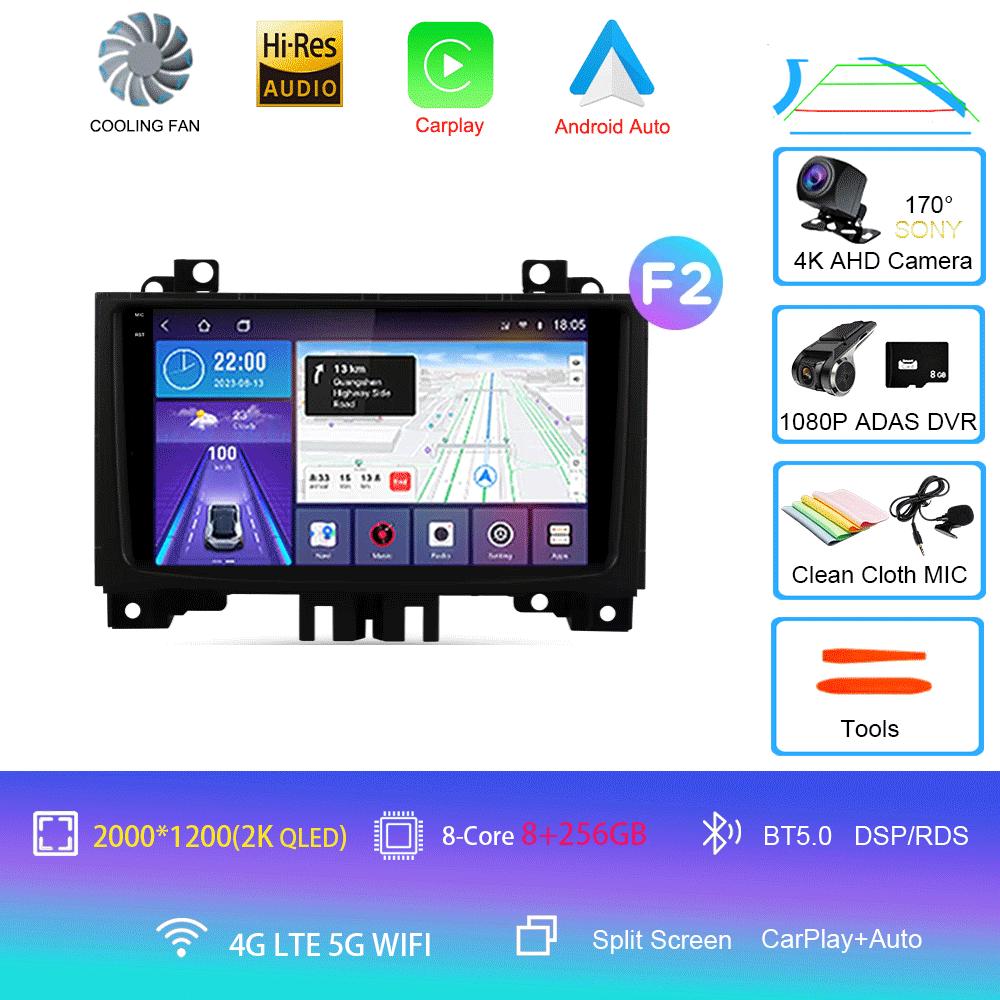 Car Radio 9" Android 14 For Mercedes Benz Sprinter For VW Crafter 2006- 2016 Android CarPlay 4G WIFI GPS Navigation No 2din DSP