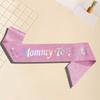 Baby Shower Sash Mommys to Be Sash Adjustable 3Color for Gender Reveal,Welcome Baby,Baby Sprinkle Ideals Mom and Dad Gift