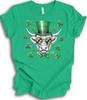 Lucky Highland Cow St. Patrick’s Day Western Farmhouse Charm T-shirt