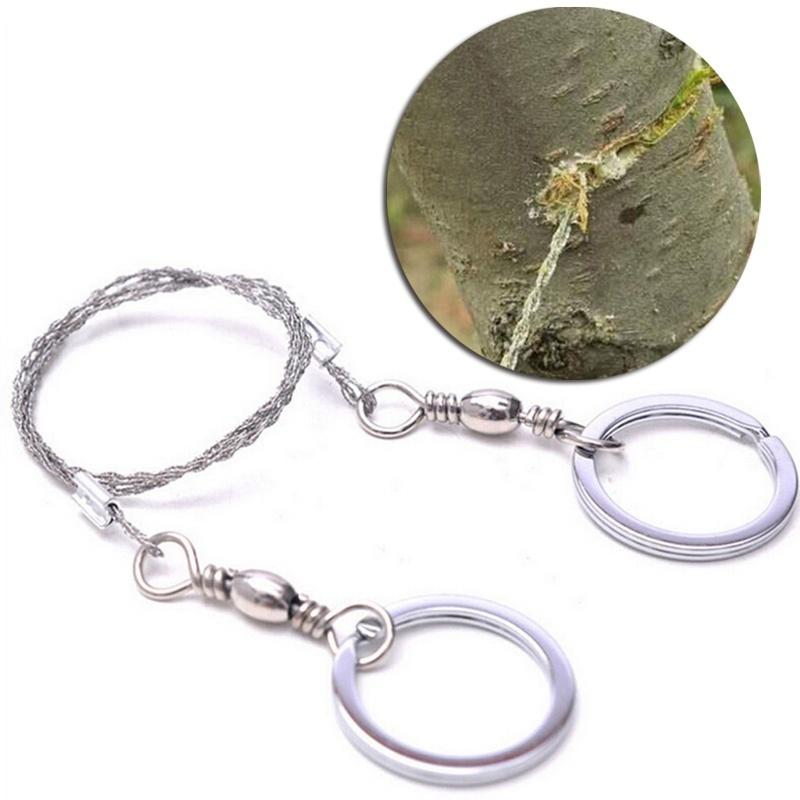 Travel Tool Wire Saw Rope Portable Emergency Survival Gear Steel Wire Saw Camping Hiking Outdoor Tools