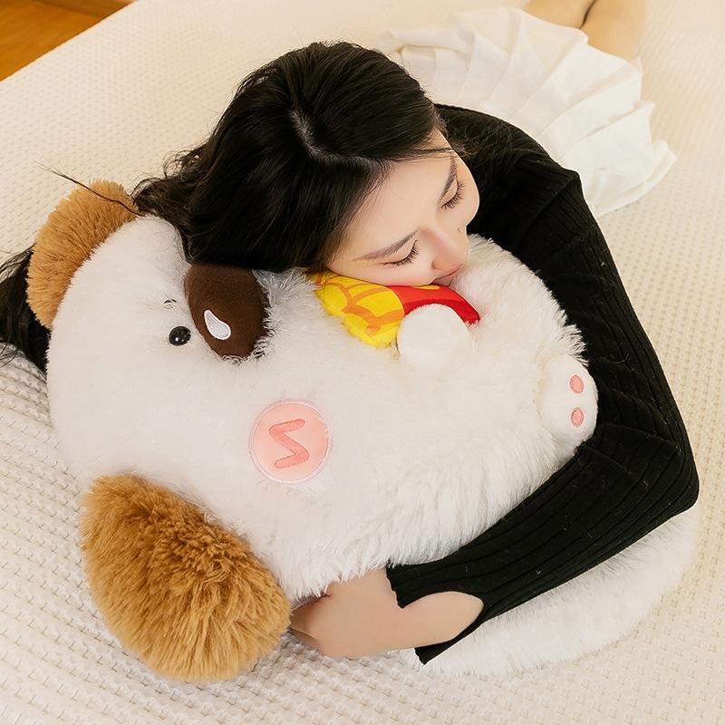 Cute potato chips dog throw pillow plush toy doll June 1 Children's Day gift