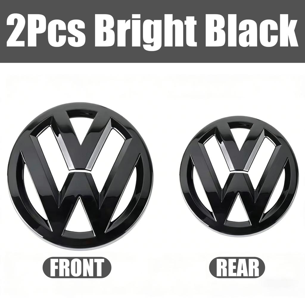 EPYFH1 Car Front Grille Badge And Rear Trunk Emblem Lid Logo Accessories For VW GTI Golf MK7 MK8 Polo Passat B8 CC Tiguan / Car Hub Cap