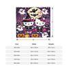 Hello Kitty Halloween Blanket Fleece Spring Autumn Pumpkins  Multifunction Warm Throw Blanket for Sofa Office Bedspreads
