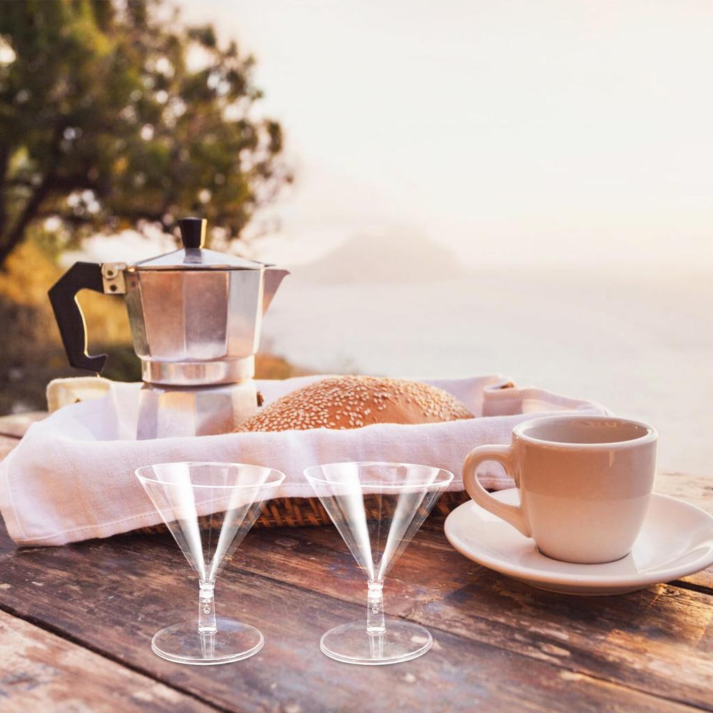 Kichvoe 8pcs 7 Plastic 7 Martini 7 Glasses 760ml 727oz 7 Disposable 7 Glasses 7 Unbreakable 7 Reusable 7 Dessert 7 Cups 7 Shots 7 Margarita 7 Wine 7 I