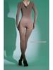 Detachable Bodysuit Pantyhose: Open Crotch, Full Coverage, Velvet, White or Black Silk Options