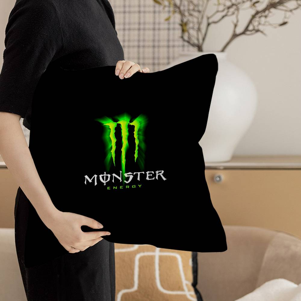 M-Monsteres-Mode-E-Energien Personalisierte Kissen Staubschutz Schlafzimmer Kinder Party Dekoration Kissenbezug Geburtstag Kinder Geschenk
