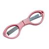 Mini Foldable Scissors Plastic Handle Portable Embroidery Sewing Scissors Fishing Line Cutter DIY Handmade Craft Cutting Tool