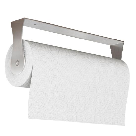 Yousheng Tissue Holder Under Cabinet Stainless Steel Kitchen Bathroom Rack Easy Installation Tissue Roll Clamp