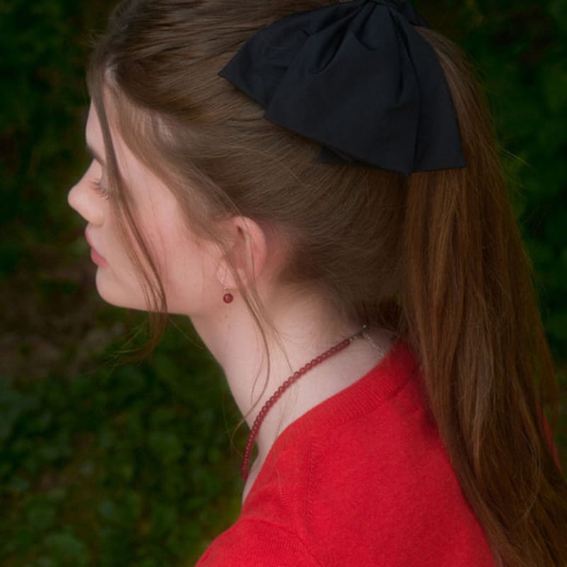 LOVE ME MONSTER Chic Ribbon Hair Pin L (L242MHA030)