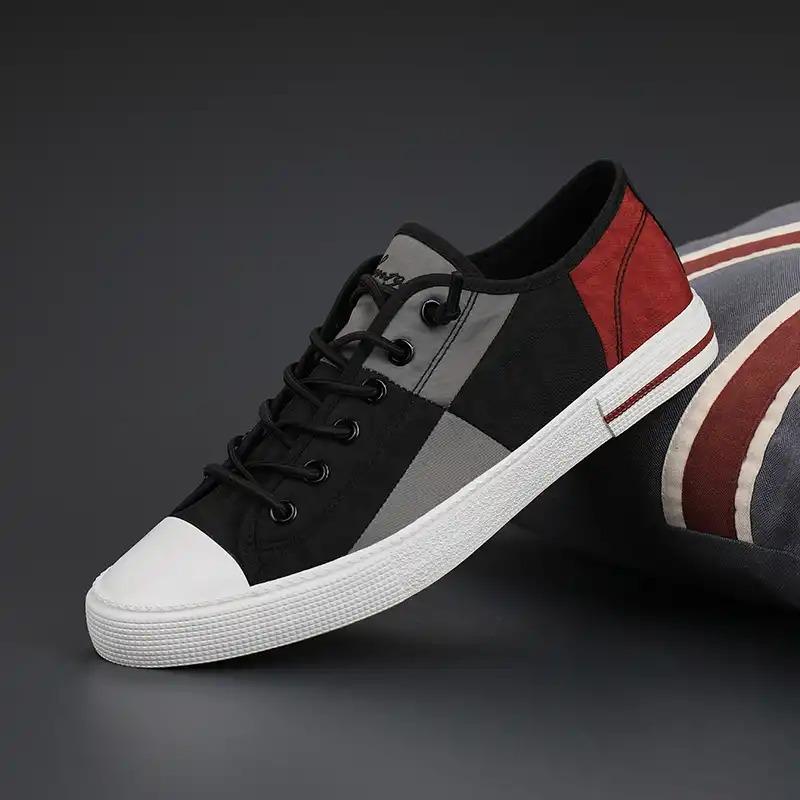 2024 Summer New Men's Shoes A Slip-off Breathable Thin Non-slip Anti-odor Ice Silk Canvas Shoes Casual Comfortable Shoes for Men