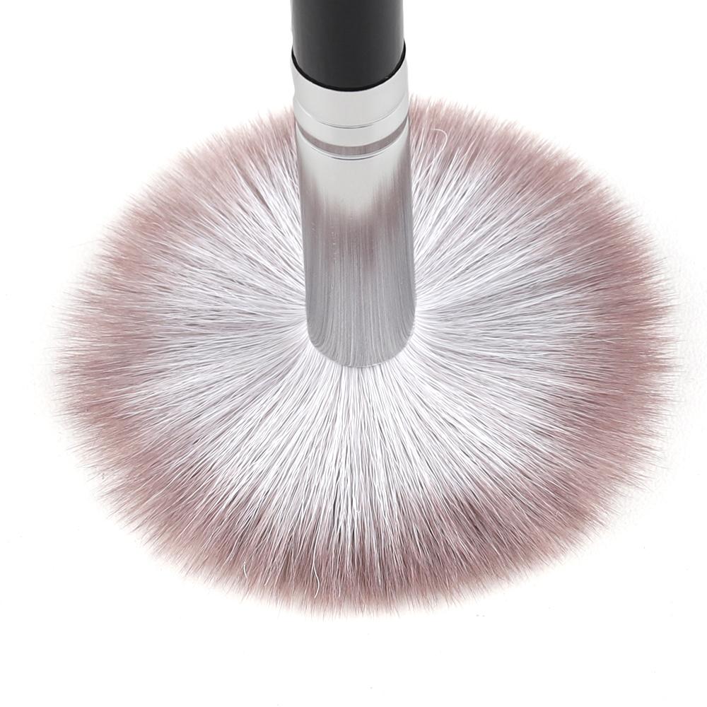 1 szt. Pojedynczy czarny wysokiej jakości pędzel do rozświetlacza przybory kosmetyczne cień do powiek pędzle do makijażu