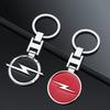 Zinklegierung Auto Emblem Abzeichen Schlüsselanhänger Ring Schlüssel Zubehör Für Astra Grandland Corsa Mokka Frontera Insignia Zafira Vivaro