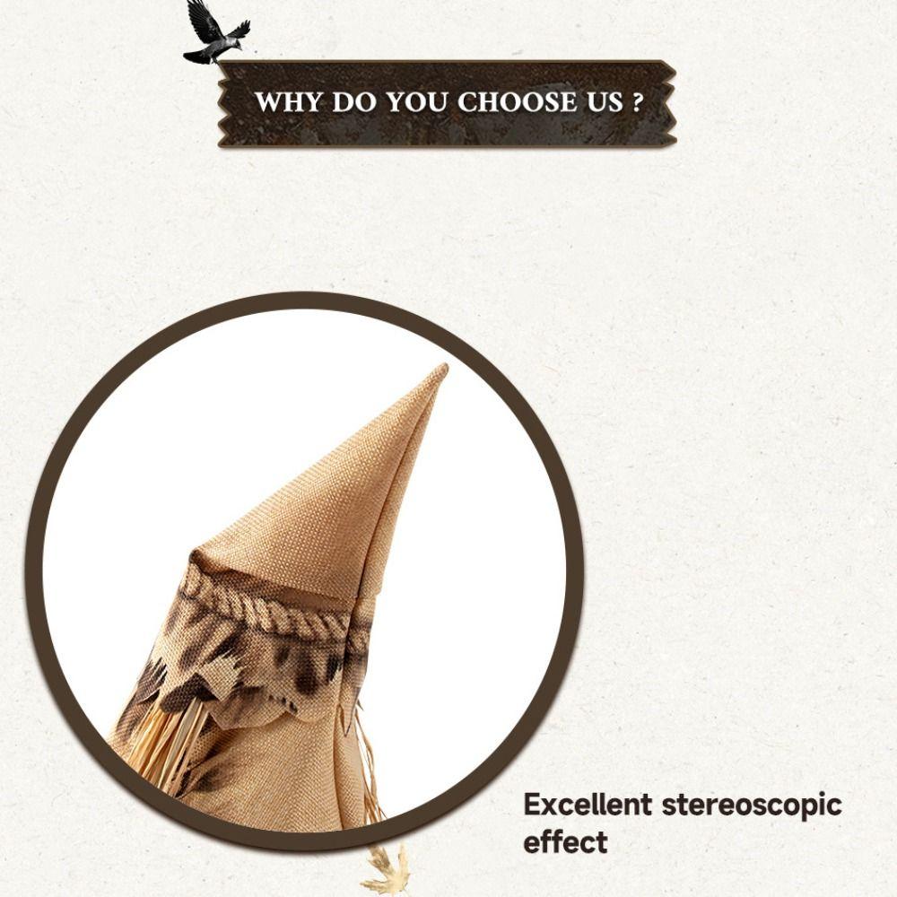 Fashion Scarecrows Witch Hat Gears Feather Goth Headwear Steampunk Hair Clip  Headgear