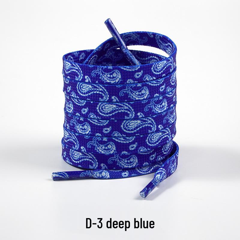 Cashew-Blumen Schnürsenkel für Air Force 1, Canvas-Schuhe und Dunk-Sneaker – Unisex