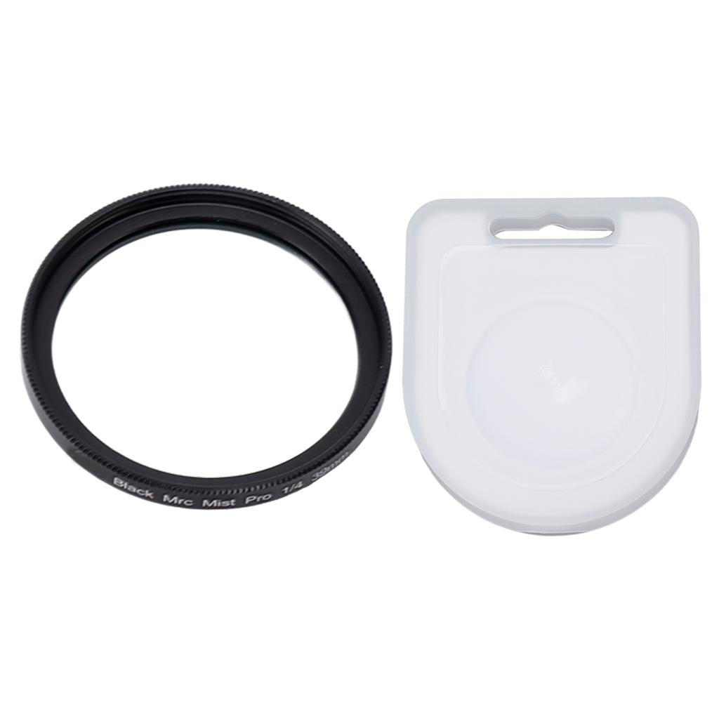 Black Soft Filter 1 4 Portrait Hazy Waterproof Oil Resistant Camera Lens Filter for Video Scenery 39MM