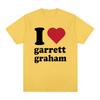 2026 HOT SALE Off Campus I LOVE Garrett Graham T-shirts Briar University Hockey T-shirt Men Women Clothing Fashion Cotton Short Sleeve T Shirt Tee Top