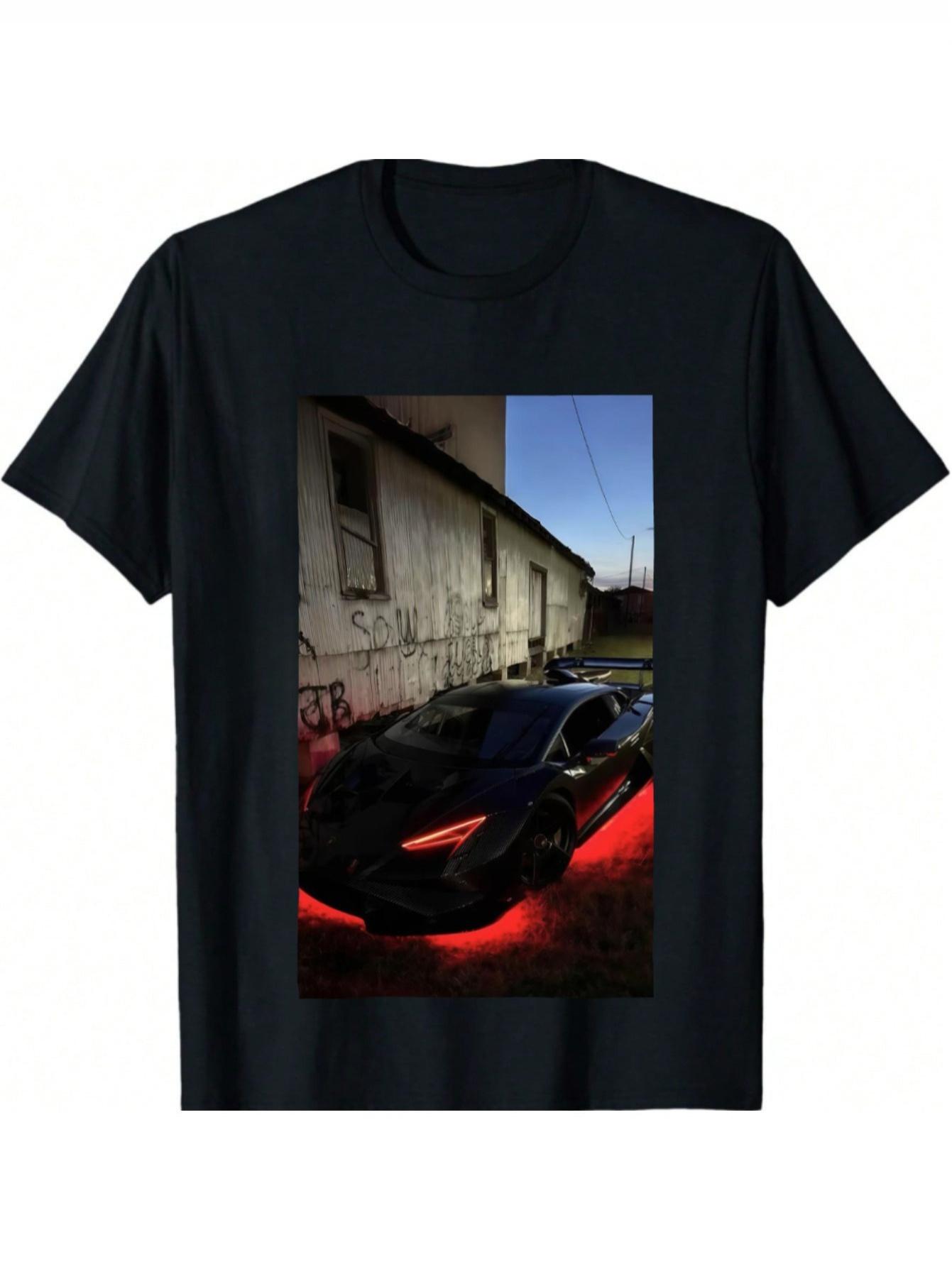 Men s Printed T-Shirt- Urban Street Style XXXL